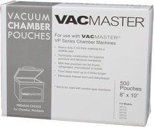 Load image into Gallery viewer, Reusable BPA-Free Vacuum Chamber Pouches, 3-Mil Thickness, 500 Pack, 8x10 Size