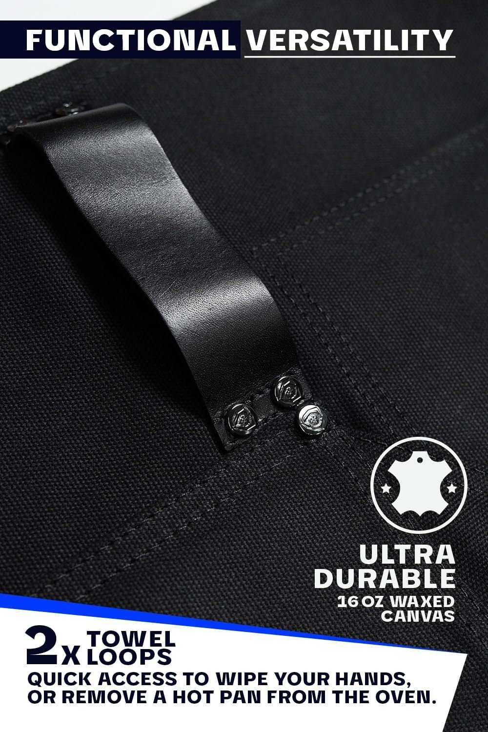 Customizable Professional Cooking Apron with Brass Plate & Advanced Comfort