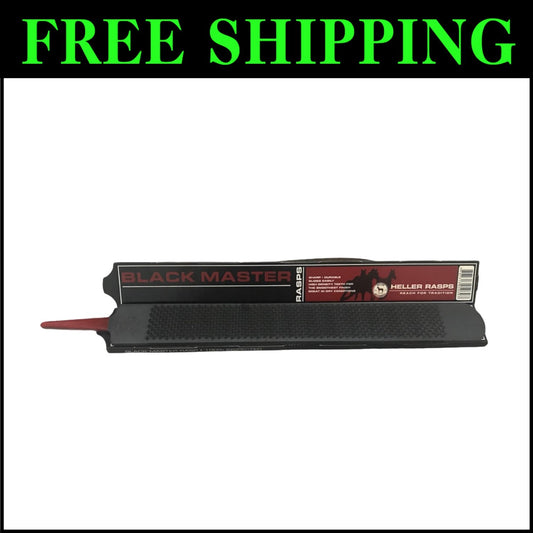 Efficient Black Alloy Steel Rasp - Perfect for Outdoor Horses with Hard Hooves