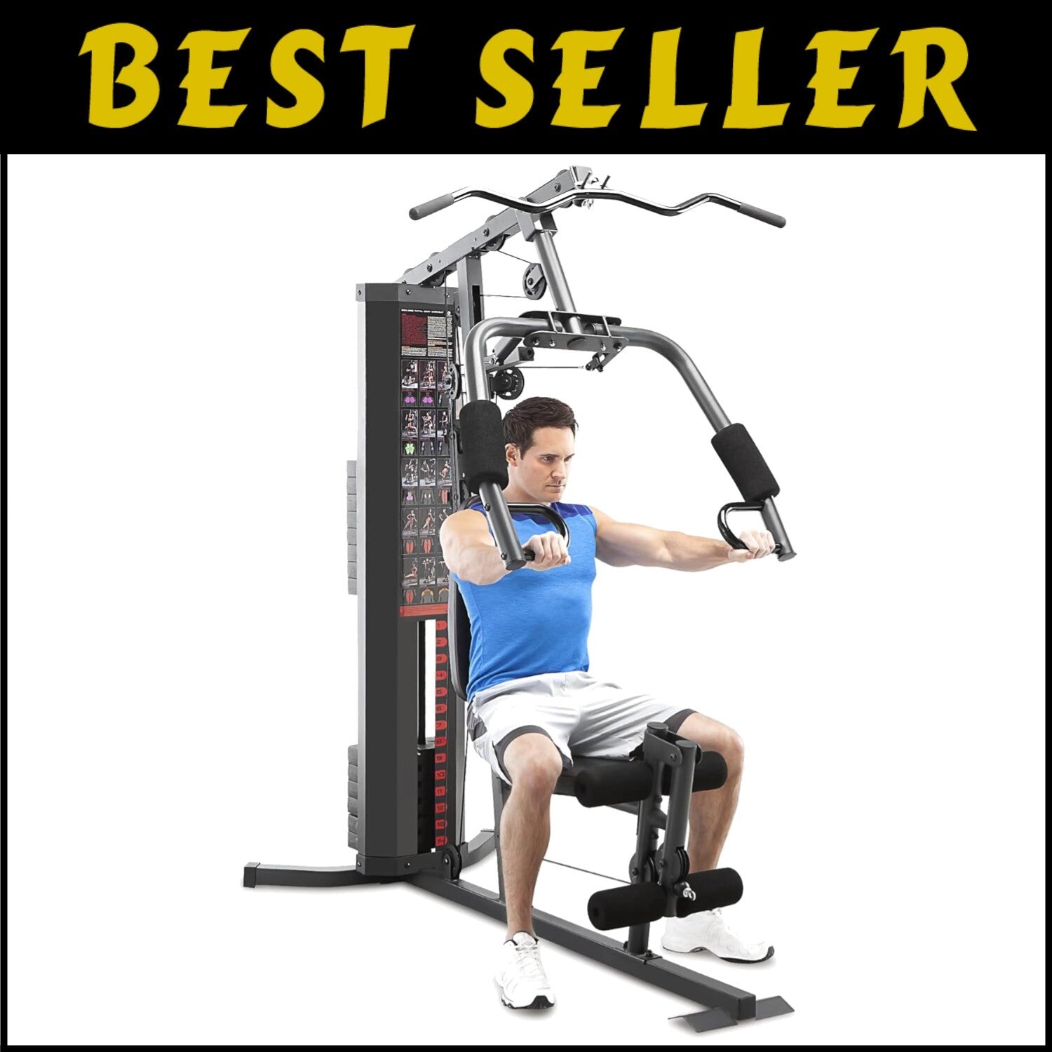 150-lb Multifunctional Home Gym Station for Comprehensive Total Body Workouts