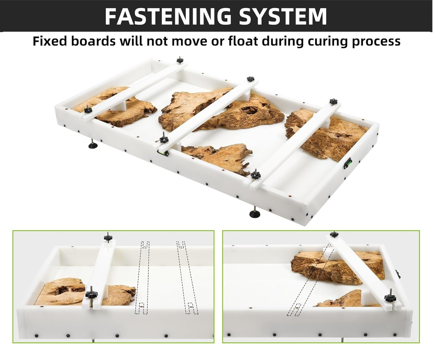 48x24x3 High-Temp Resistant Epoxy Resin Mold with Easy Demoulding Features