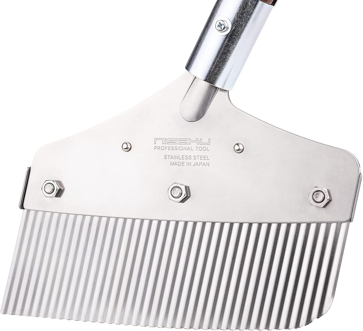 Authentic Japanese Weeder and Sweeper with 7.25-Inch Stainless Steel Blade