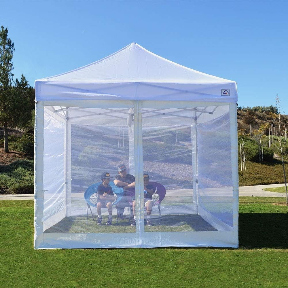 Durable 88'' High Mesh Sidewalls for 10' x 10' Canopies - Protection & Elegance