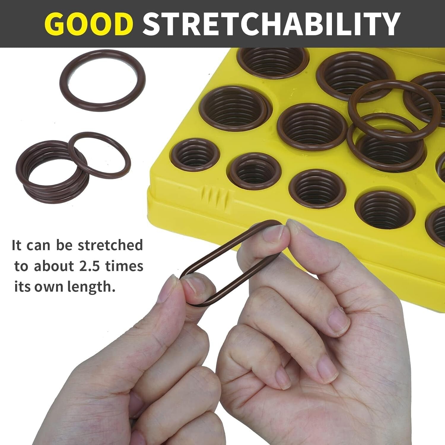 Durable SAE Viton O Rings - 382 pcs for High-Performance Industrial Applications