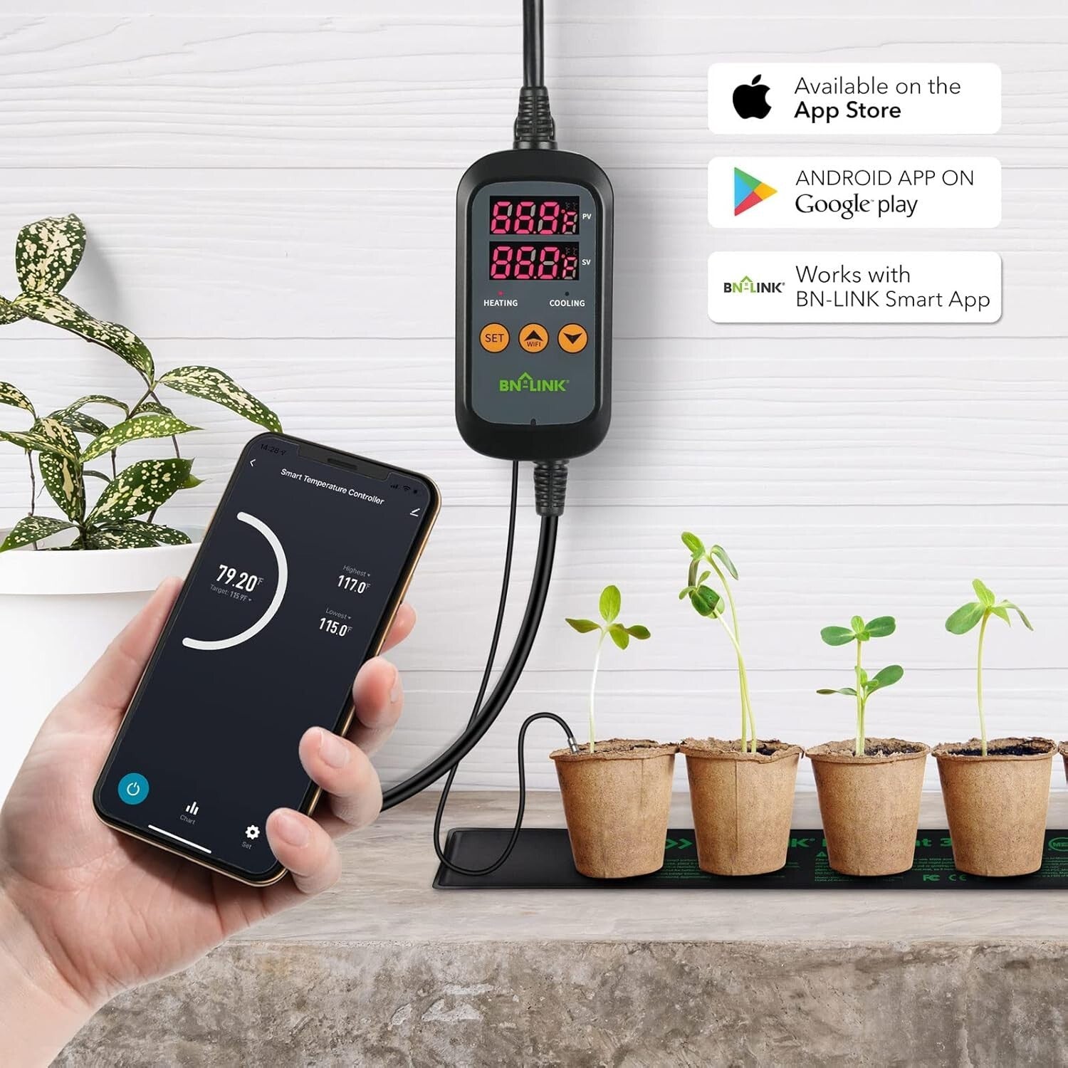 LCD Smart Temperature Control for Homebrew & Fermenting - -40°F to 176°F Range