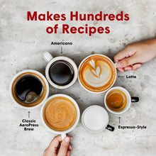 Load image into Gallery viewer, Clear Black Coffee Maker: 3-in-1 Brew Technology for Smooth Espresso Anywhere