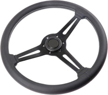 Load image into Gallery viewer, Universal 14 Inch Racing Steering Wheel - Genuine Leather with White Stitching