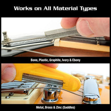 Load image into Gallery viewer, Innovative 6-Pc Electric Guitar Nut File Set in Aluminum Case - Super Light Use