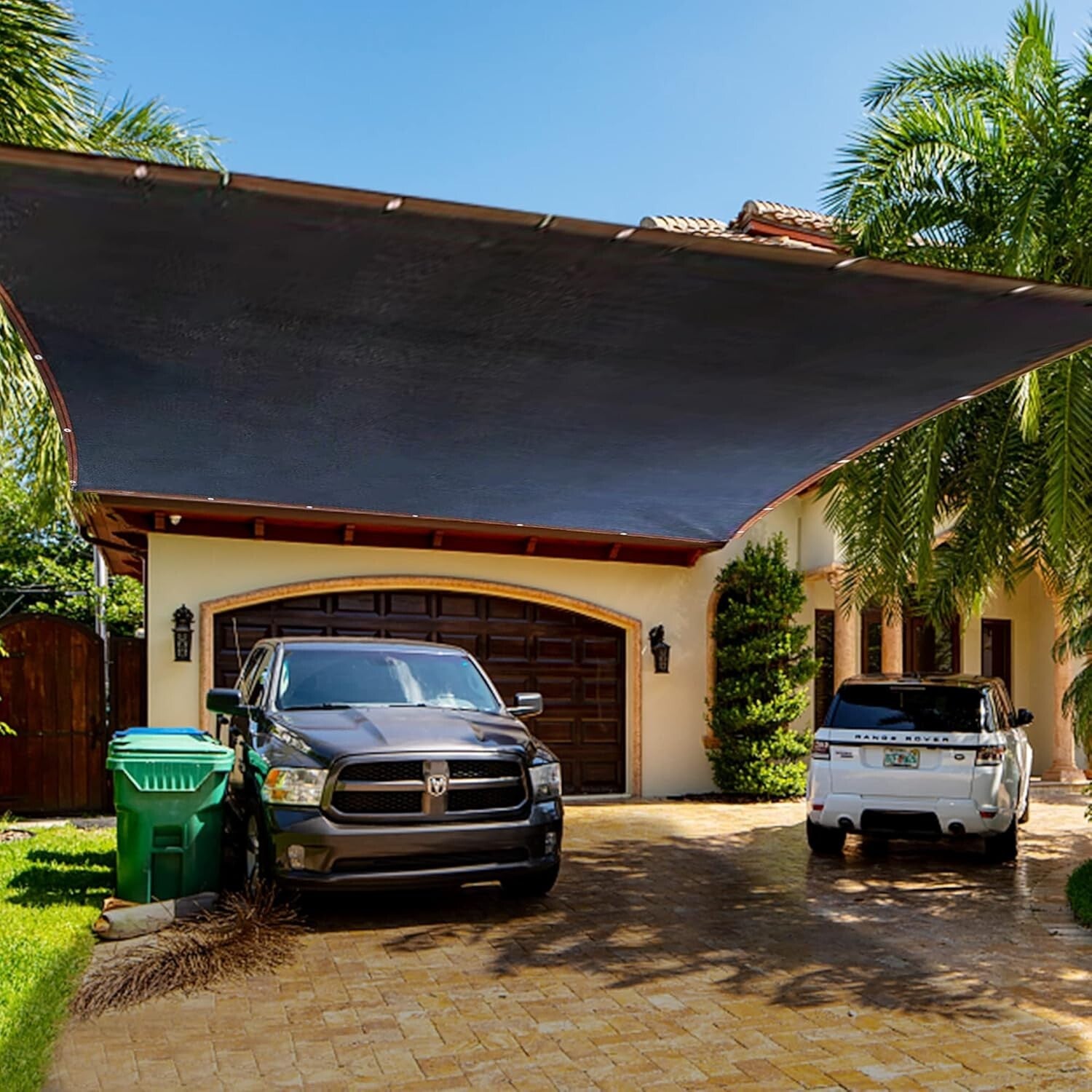 50% Shade Rate 20x30 FT Tarp - Durable Outdoor Fabric for Gardens & Greenhouses