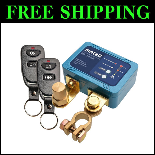 Smart Remote Battery Disconnect Switch for Cars – Anti-Theft & Voltage Control