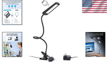 Load image into Gallery viewer, Matte Finish Ultra Bright LED Clamp Lamp with Memory Function for Seamless Use