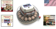 Load image into Gallery viewer, Automatic Egg Incubator for Chickens &amp; Ducks - Holds 12-22 Eggs with 360° View