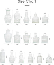 Load image into Gallery viewer, Charming Set of 32 Clear Glass Bud Vases – Ideal for Centerpieces and Gifts