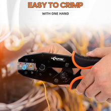 Load image into Gallery viewer, Professional 5-in-1 Wire Crimping Tool Kit with Quick Release Jaws &amp; Case