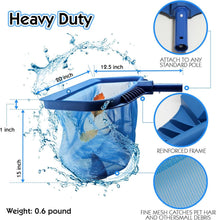 Load image into Gallery viewer, Efficient Pool Cleaner - Heavy-Duty Rake &amp; Fine Mesh Net for Easy Debris Pickup
