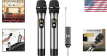 Load image into Gallery viewer, Premium Wireless Microphone Set with 15 Channels for Optimal Audio Experience