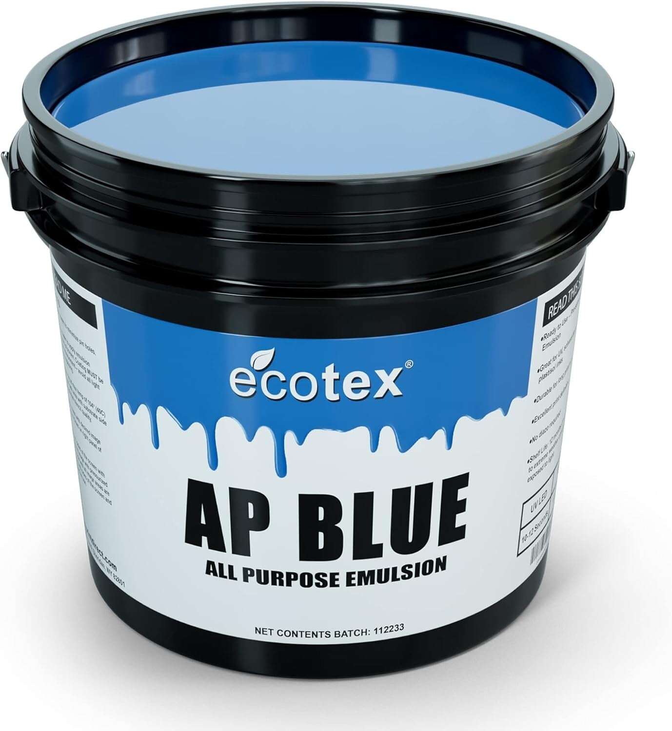 Premium 128 Fl Oz Blue Screen Printing Emulsion - Ideal for All Skill Levels