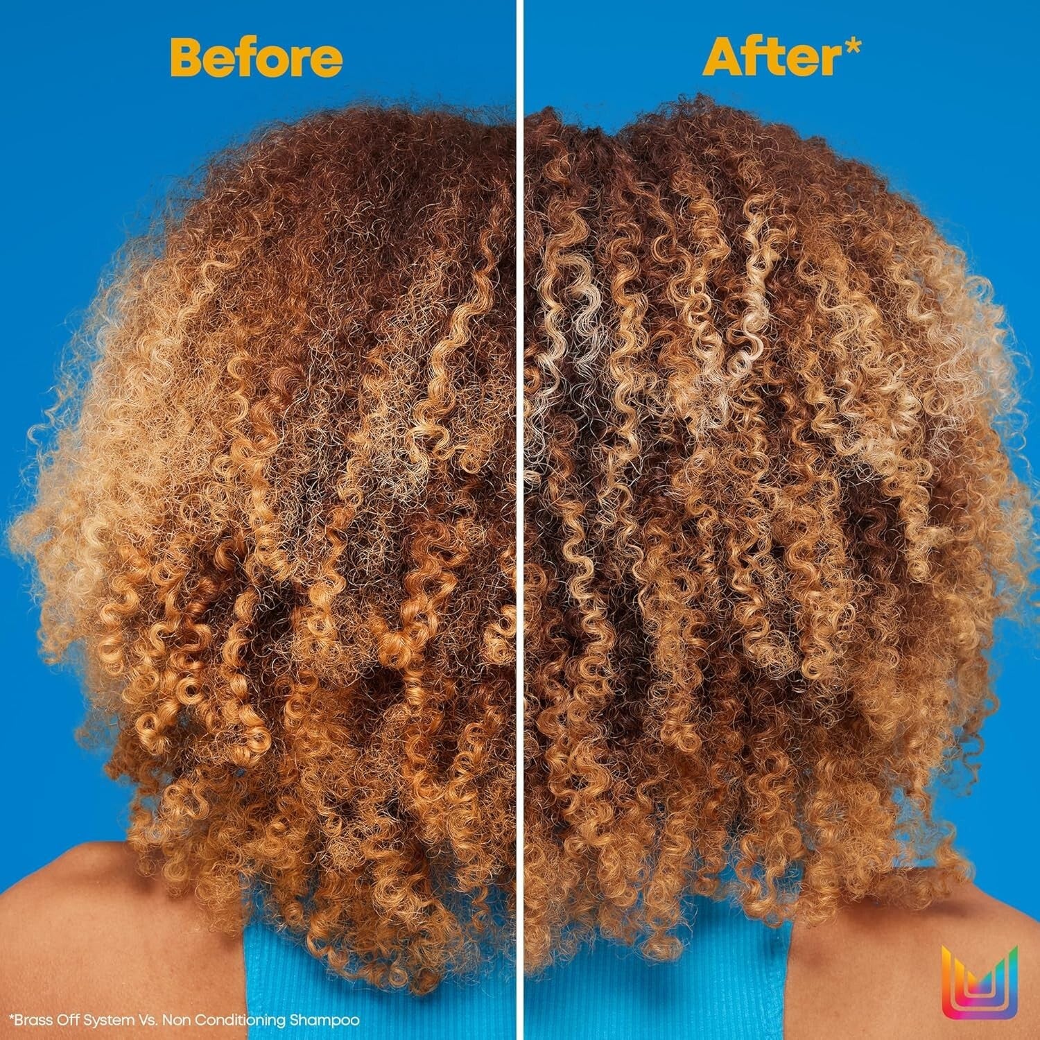 Revitalize Brassy Hair: Brass Off Blue Shampoo for Blondes and Brunettes