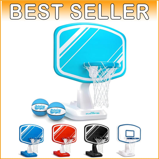 Extra Large Splash Hoop PRO - Professional Pool Basketball Set & Color Options