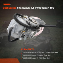 Load image into Gallery viewer, High-Performance Carburetor for 2002-2007 Suzuki LT-F400 Eiger - Easy Install