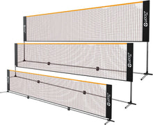 Load image into Gallery viewer, Adjustable Portable Tennis Net Set - Stainless Steel Poles for Multiple Sports
