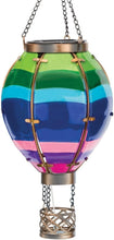 Load image into Gallery viewer, Decorative Solar-Powered Hot Air Balloon Lantern – Unique Gift for Garden Lovers
