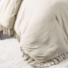 Load image into Gallery viewer, Elegant 3-Piece Reyna Ruffle Comforter Set - Cozy California King Bedding