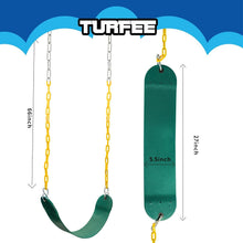 Load image into Gallery viewer, Premium 66" Heavy Duty Green Swing Seats - Ideal for Outdoor Playgrounds