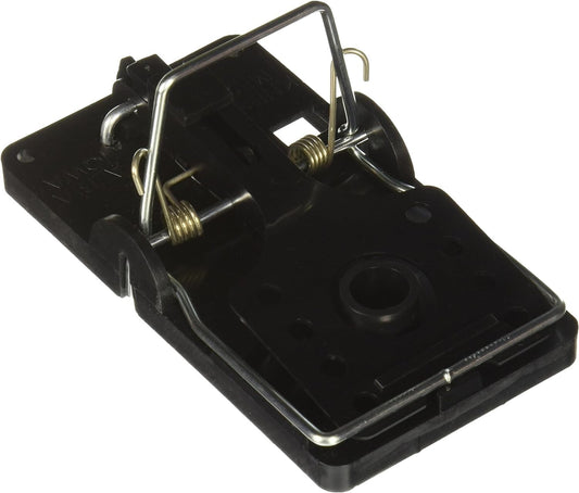 Classic Black Snap Rat Traps - 6 Pack for Effortless and Clean Trapping