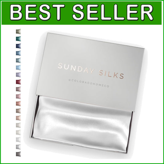 Luxury 100% Silk Pillowcase 20" x 36" for Hair & Skin Health - Gift-Ready Box