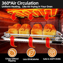 Load image into Gallery viewer, Dual-Sized Air Fryer Basket and Tray Set - Dishwasher Safe &amp; Mess-Free Cooking