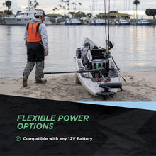 Load image into Gallery viewer, All-Purpose 55lb Thrust Electric Trolling Motor with 3-Blade Propeller for Boats