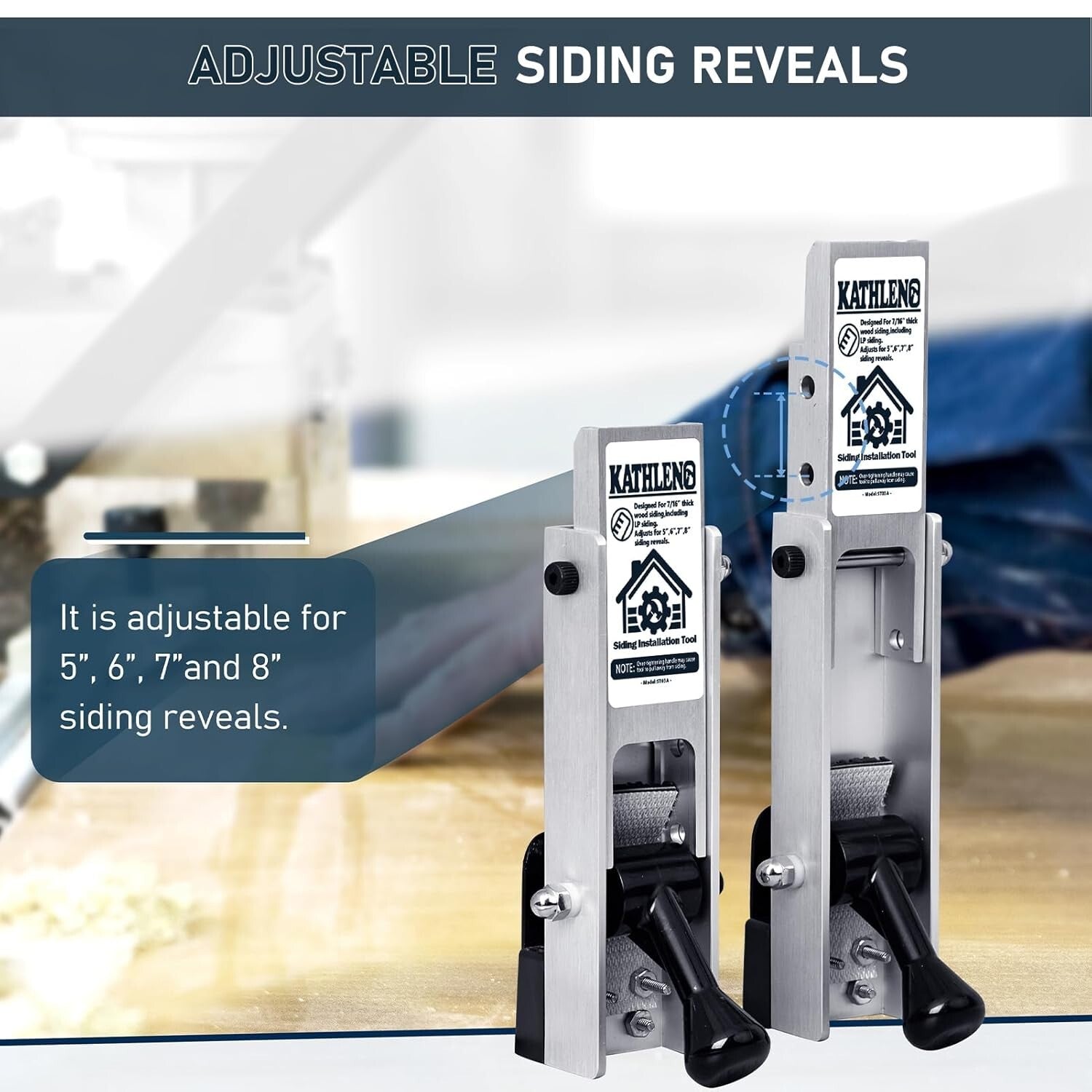 Aluminum Siding Installation Tool Kit for 7/16-Inch Wood/LP Siding - 2 Pack