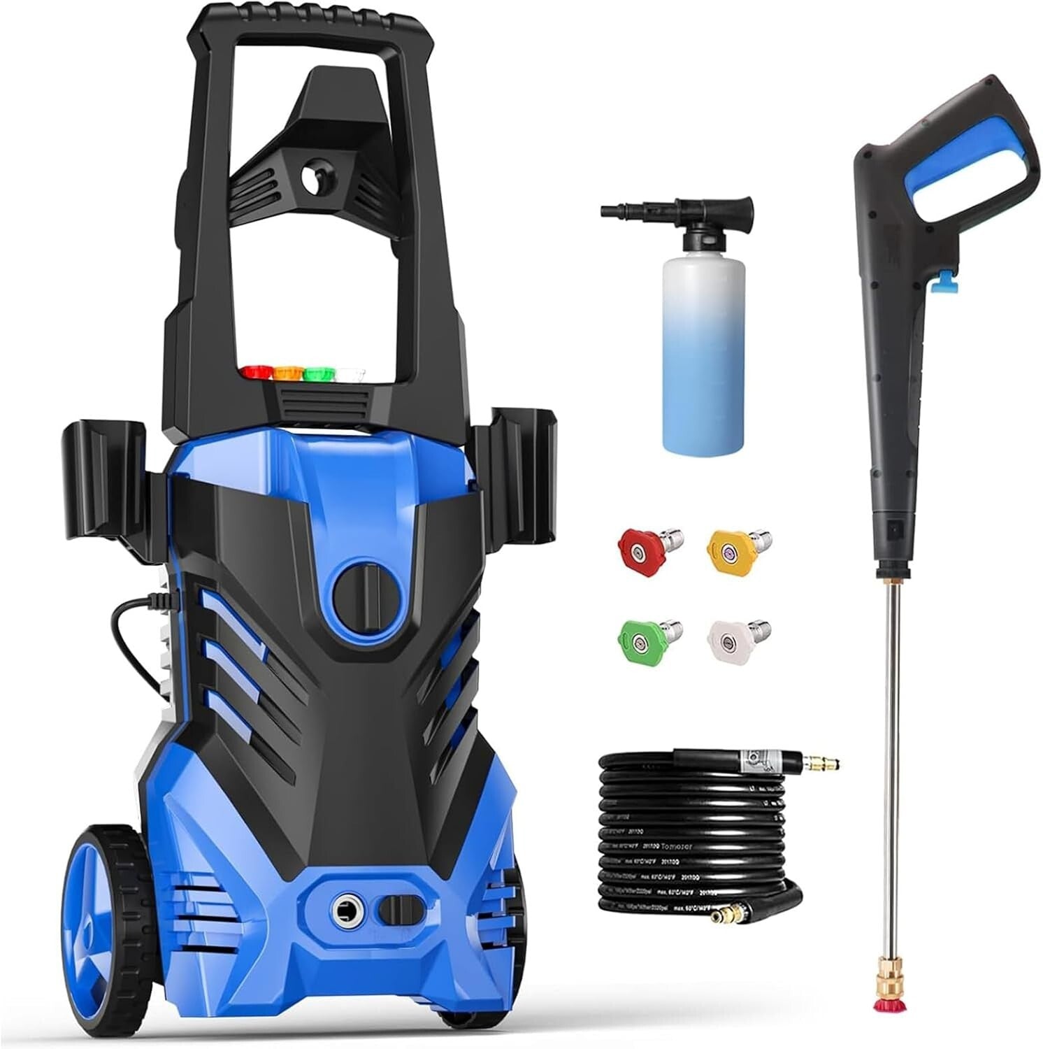 Powerful Electric Pressure Washer 3.2GPM - Efficient Outdoor Cleaning Solution