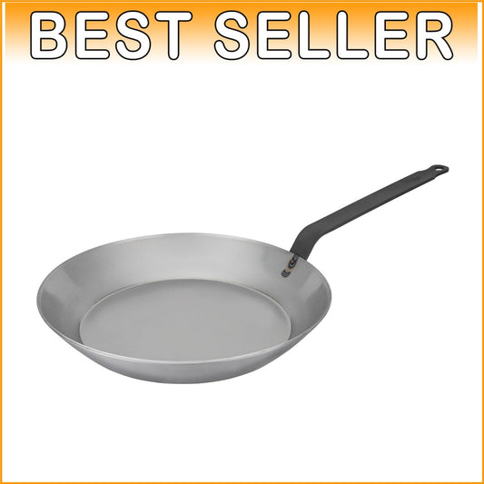 Durable 8.75" Carbon Steel Frying Pan - Perfect for Searing & Sautéing
