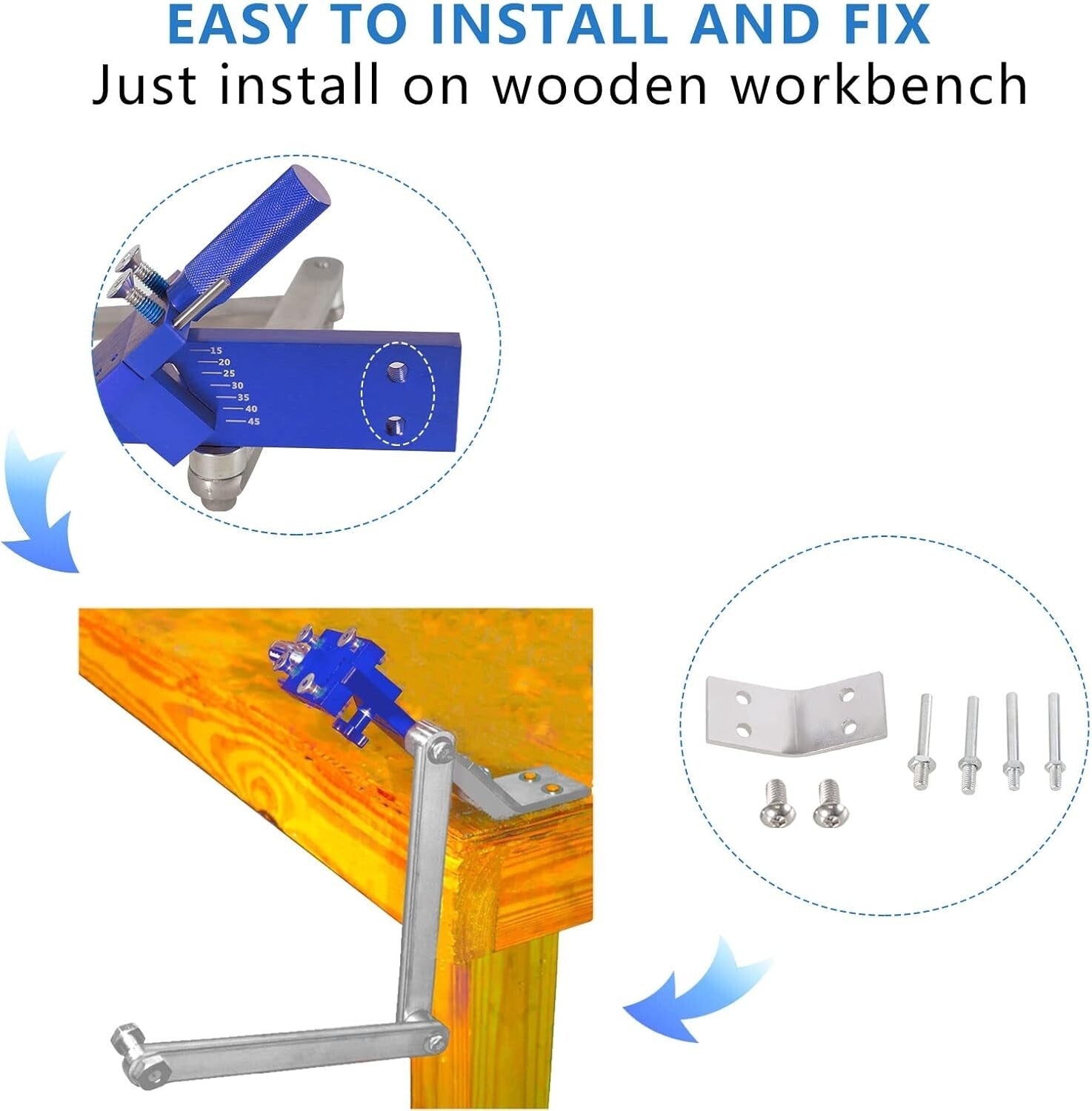 Stainless Steel Lawn Mower Sharpener with Adjustable Angle and Easy Install