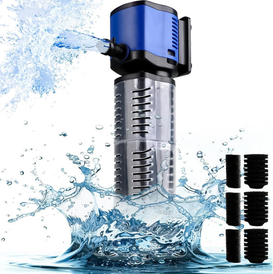 3-Stage Deep Filtration System for 75-300 Gallon Fish Tanks – Easy Maintenance