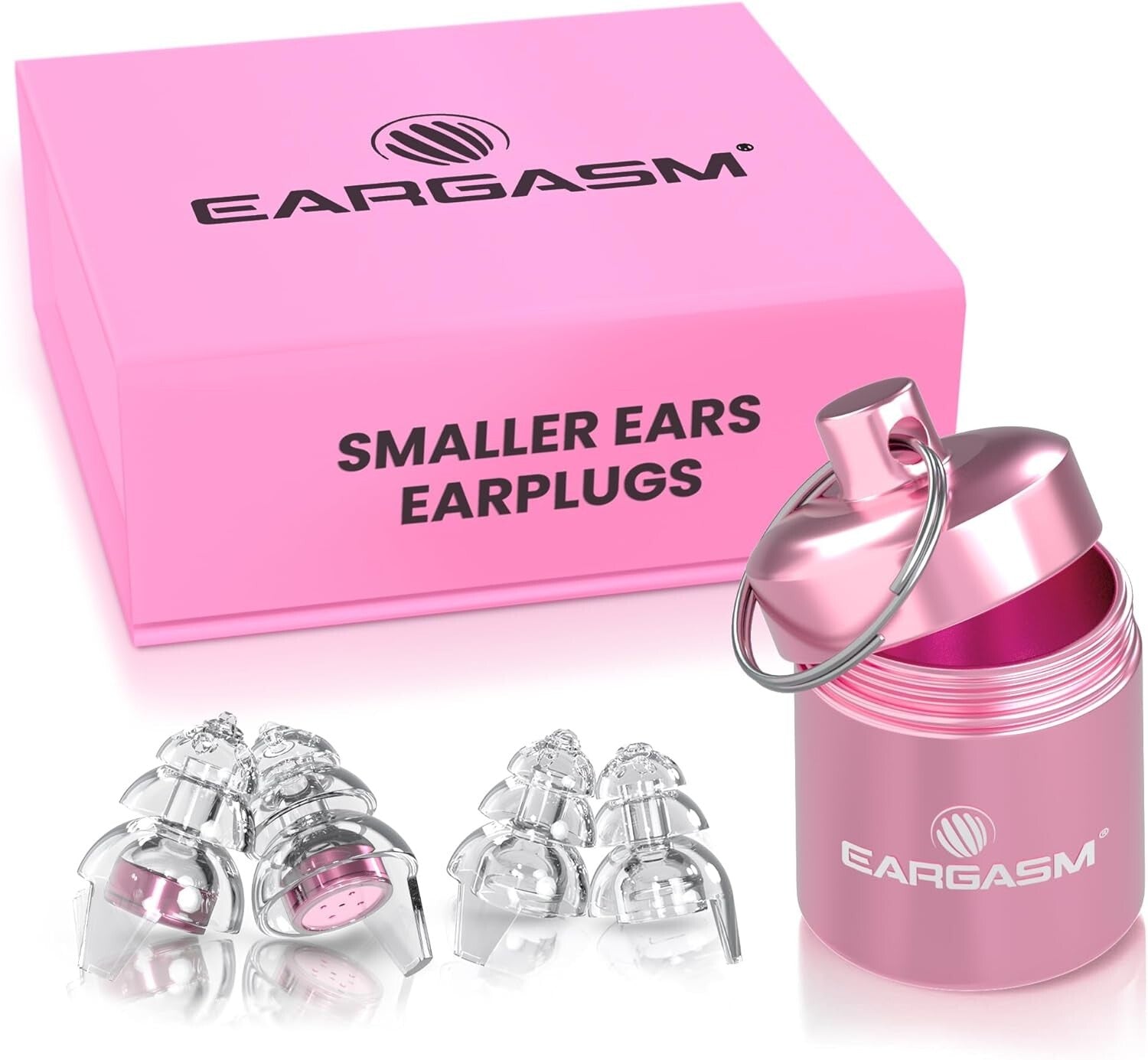 Ergonomic Silicone Earplugs with Waterproof Case - Ideal for Concerts & Sports