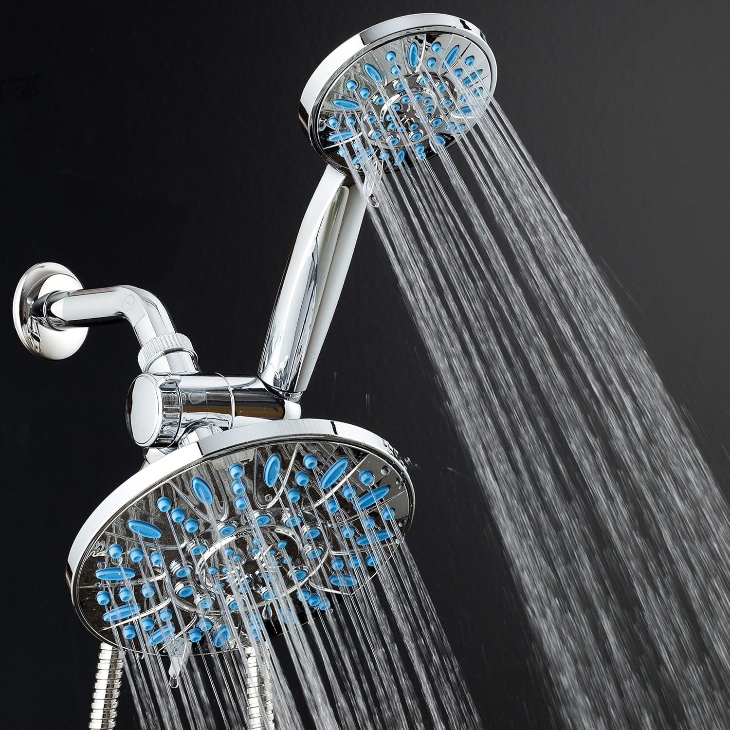 Elegant Rainfall Shower System with Antimicrobial Nozzles for Healthier Bathing
