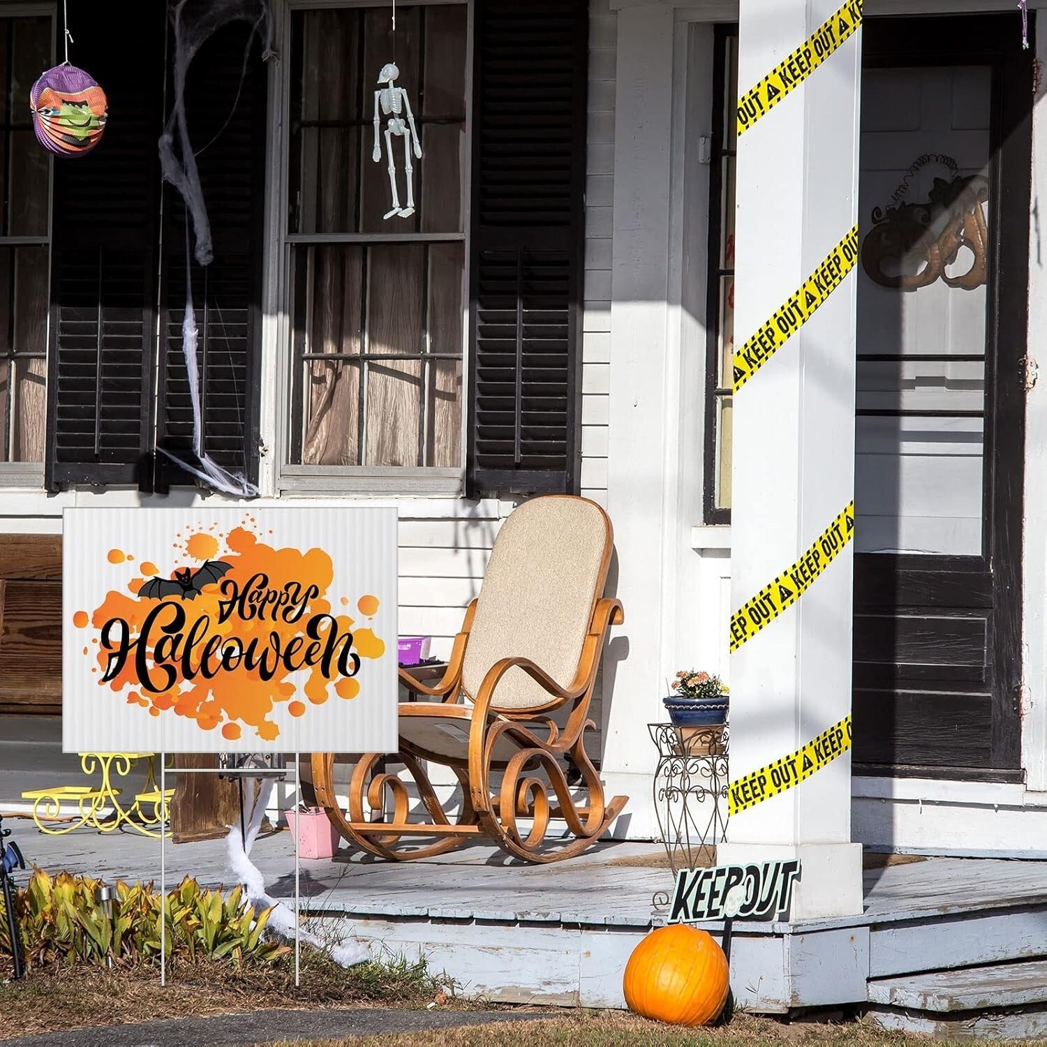 Customizable Double-Sided Lawn Signs with Metal Stakes - 20 Pack, 16x12 Inches