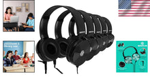 Load image into Gallery viewer, Durable, Adjustable 10-Pack Earphones for Kids - HQ Sound for School &amp; Travel