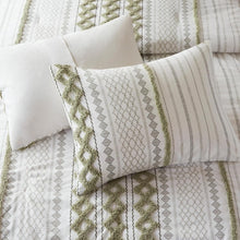 Load image into Gallery viewer, Luxury King Size Comforter Set - 3 Piece Cotton Bedding with Matching Shams