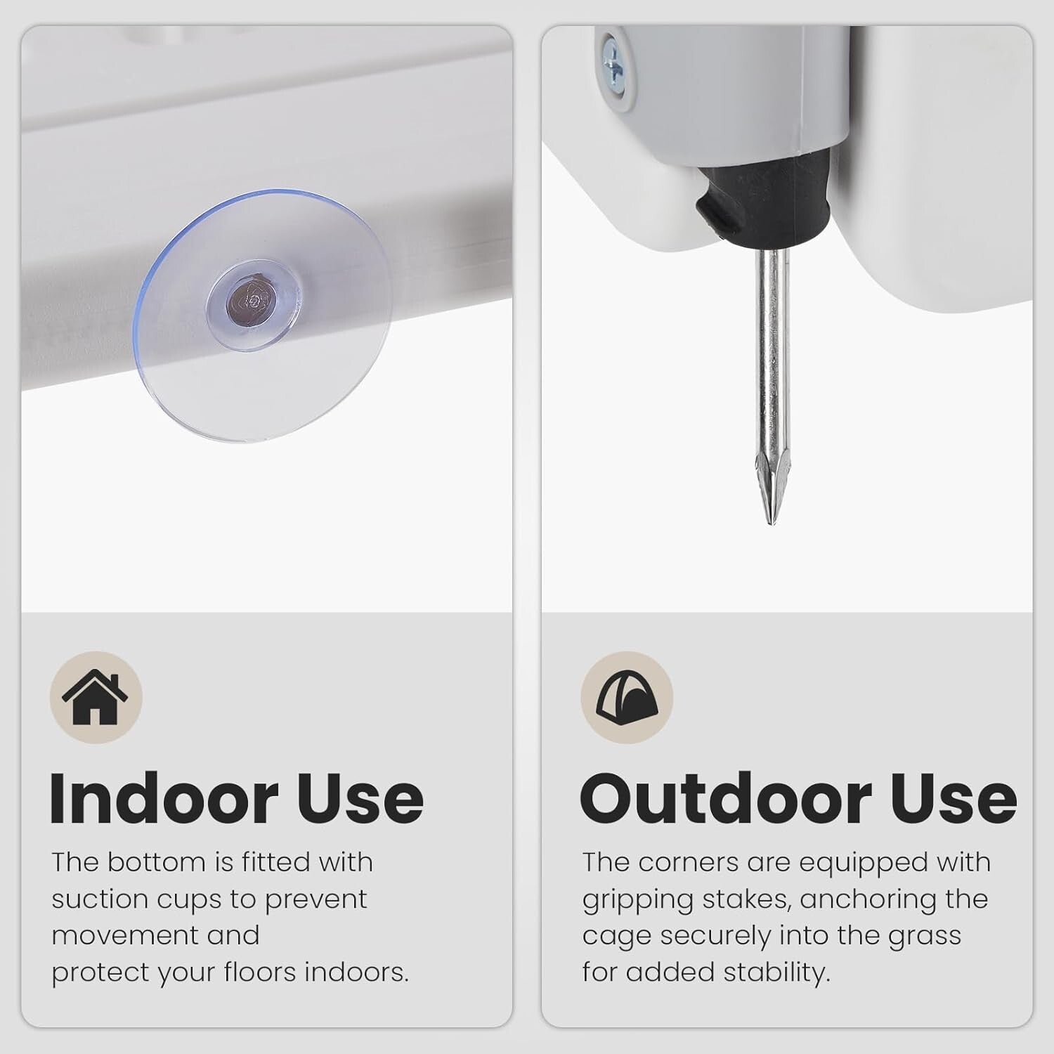 Durable 24" Dog Playpen - Safe & Easy to Clean for Small to Medium Dogs