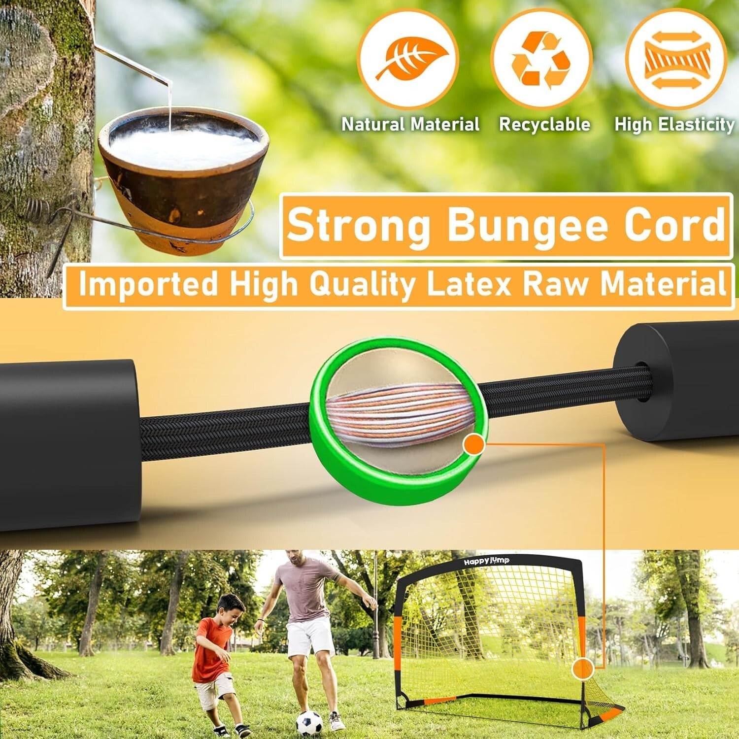 7'x5' Soccer Goal with Weather-Resistant Design for Kids - Ideal Backyard Gift