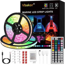 Load image into Gallery viewer, 50FT Waterproof LED Strip Lights for Pontoon and Bass Boats - Multi-Color Magic