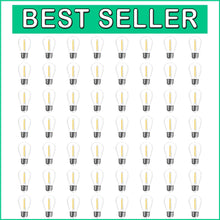 Load image into Gallery viewer, Shatterproof Warm White LED Outdoor String Light Bulbs - 2700K, 48-Pack S14