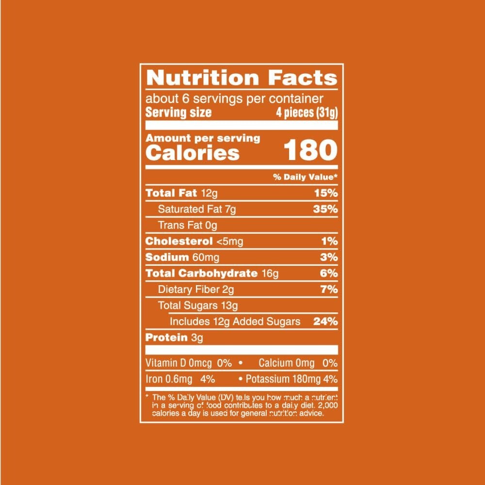 8-Pack PROMISES Dark Chocolate & Peanut Butter - Special Message Candy for Moms