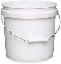Load image into Gallery viewer, Economical 5-Pack of 2-Gallon White Storage Pails with Comfort Grip Handles