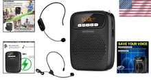 Load image into Gallery viewer, 15W Portable Teacher Voice Amplifier - Wireless &amp; Wired Microphone Included