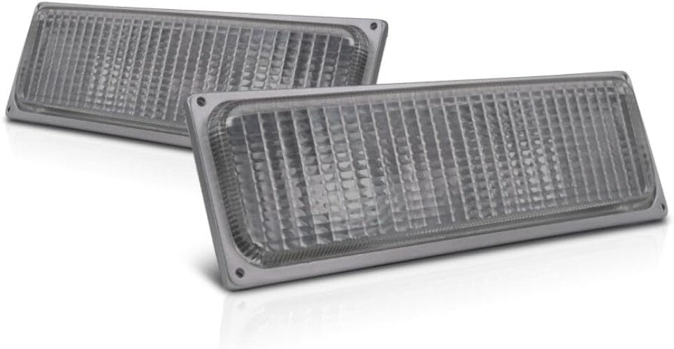 Polycarbonate Halogen Parking & Side Marker Lights for 1990-1993 Chevy (Pair)